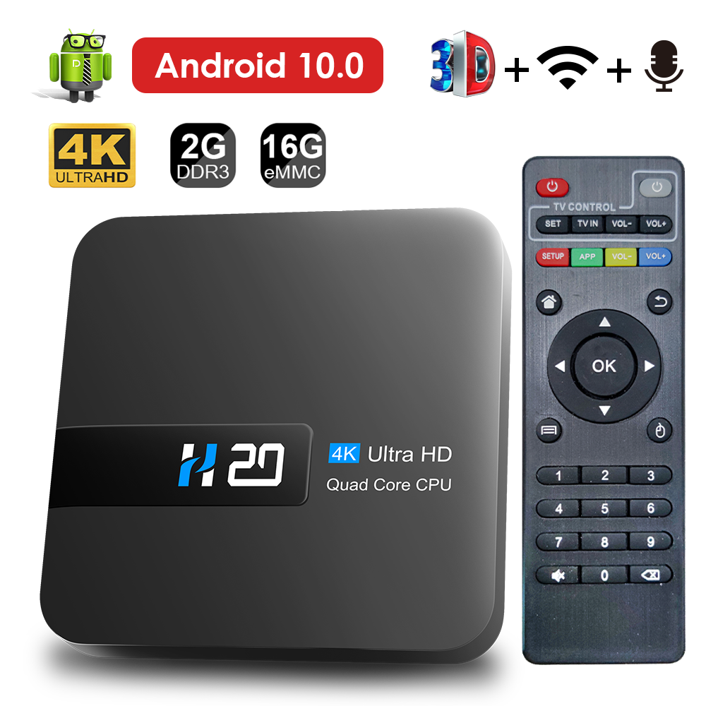 H20 Ʈ ȵ̵ TV ڽ, ȵ̵ 10.0, 2GB, 16GB, 4K HD   TV ڽ, ȵ̵ 10.0, 3D ÷ , Ʈ ȵ̵ TV ڽ